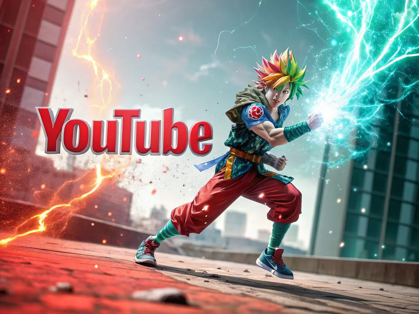 A vibrant and engaging YouTube thumbnail showcasing a popular game character with eye-catching text overlay promoting channel growth strategies.